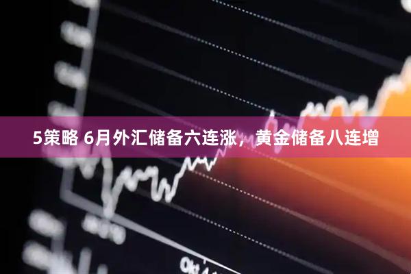5策略 6月外汇储备六连涨,黄金储备八连增